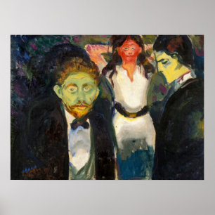 Edvard Munch - Eifersucht Poster