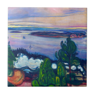 Edvard Munch - Fahrspass Fliese