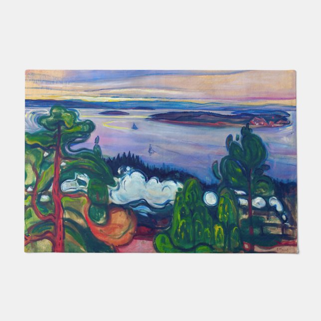 Edvard Munch - Fahrspass Fußmatte (Vorderseite)