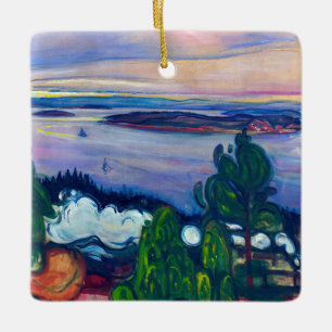 Edvard Munch - Fahrspass Keramikornament