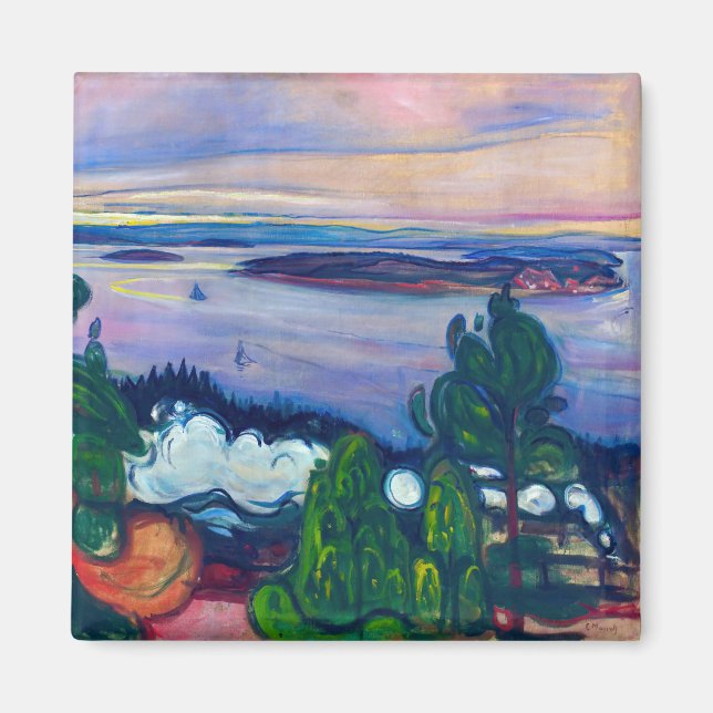 Edvard Munch - Fahrspass Magnet (Vorne)