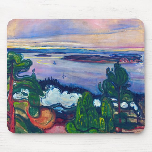 Edvard Munch - Fahrspass Mousepad (Vorne)