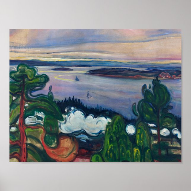 Edvard Munch - Fahrspass Poster (Vorne)