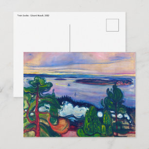 Edvard Munch - Fahrspass Postkarte