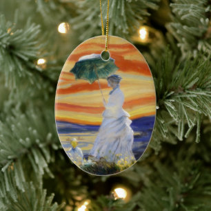 Edvard Munch Frau Monet und Der Schrei Keramik Ornament