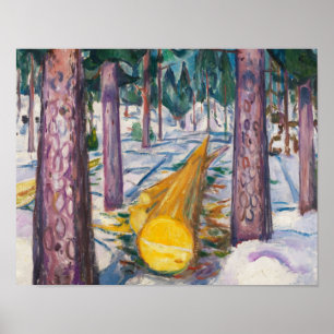 Edvard Munch ist das Gelbe Protokoll Poster