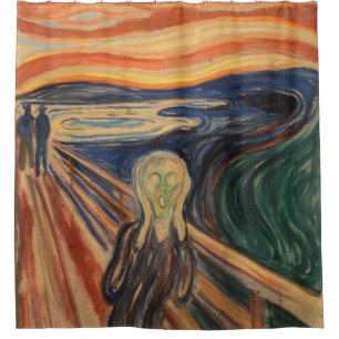 Edvard Munch ist der Schrei Duschvorhang