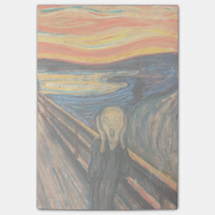 Edvard Munch ist der Schrei Post-it Klebezettel