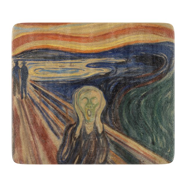 Edvard Munch ist der Schrei Schneidebrett (Vorderseite)