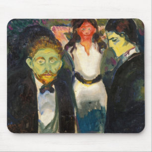 Edvard Munch - Jealousy Mousepad
