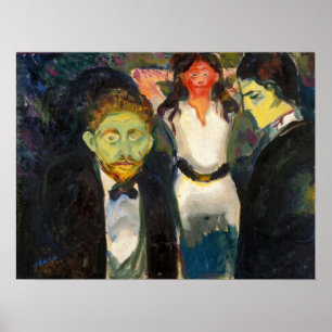 Edvard Munch - Jealousy Poster