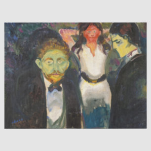 Edvard Munch - Jealousy Seidenpapier