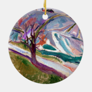 Edvard Munch Landschaft, Kragerø Keramikornament
