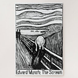 Edvard Munch Lithograph Der Schrei Art 1000 Stück Puzzle