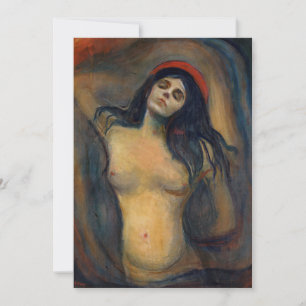Edvard Munch - Madonna Dankeskarte