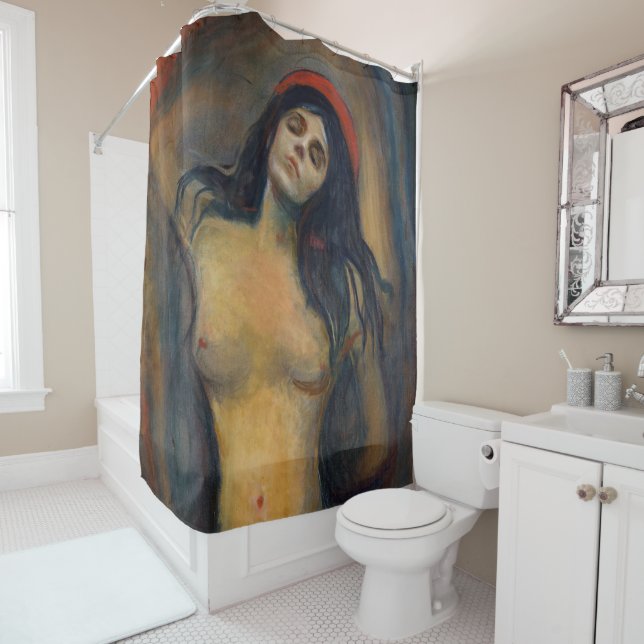 Edvard Munch - Madonna Duschvorhang (Beispiel)