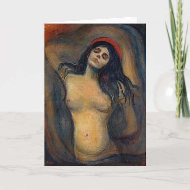 Edvard Munch - Madonna Karte (Vorderseite)