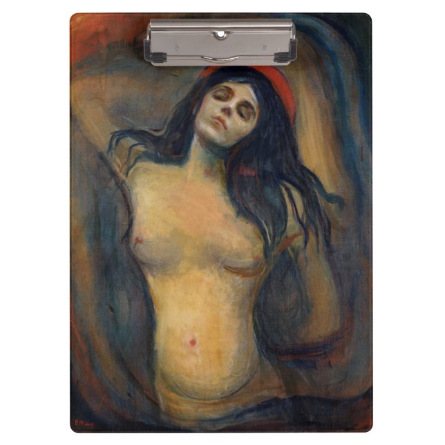 Edvard Munch - Madonna Klemmbrett (Vorderseite)
