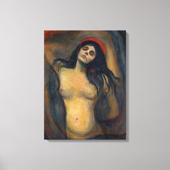Edvard Munch - Madonna Leinwanddruck (Vorderseite)