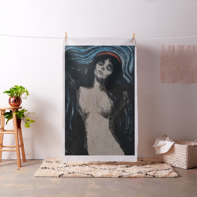 Edvard Munch - Madonna Lithografie Stoff (Beispiel)