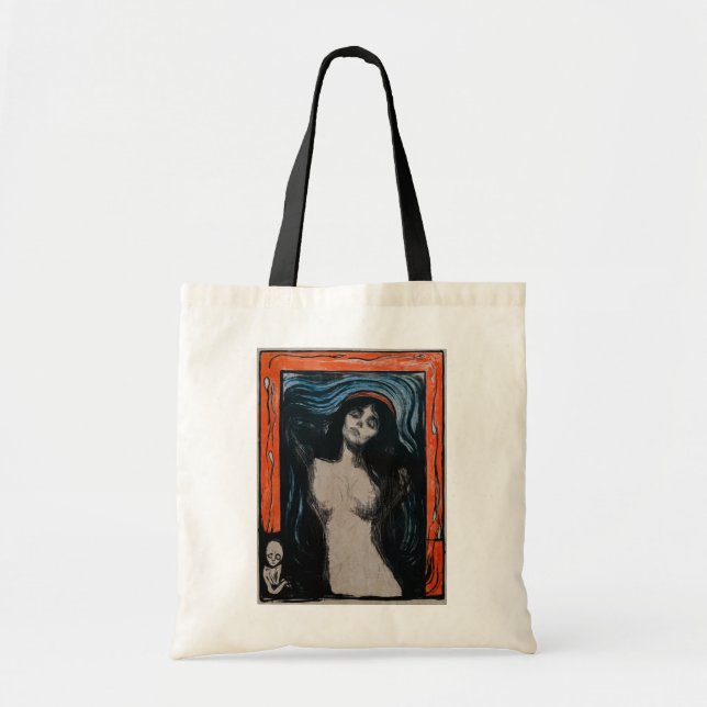 Edvard Munch - Madonna Lithografie Tragetasche (Vorne)