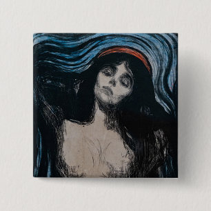 Edvard Munch - Madonna Lithographie Button