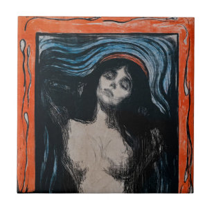 Edvard Munch - Madonna Lithographie Fliese