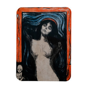 Edvard Munch - Madonna Lithographie Magnet