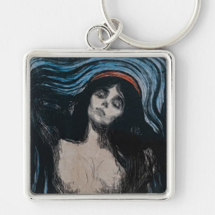 Edvard Munch - Madonna Lithographie Schlüsselanhänger