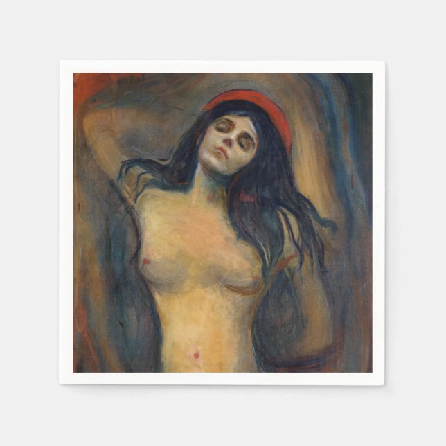 Edvard Munch - Madonna Serviette (Vorderseite)