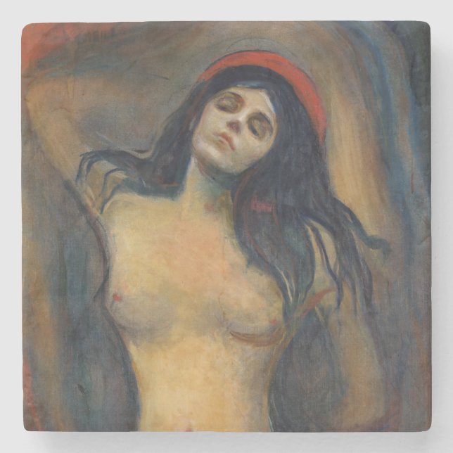 Edvard Munch - Madonna Steinuntersetzer (Vorderseite)
