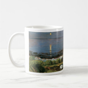 Edvard Munch Malerei, Sommernacht am Strand Kaffeetasse