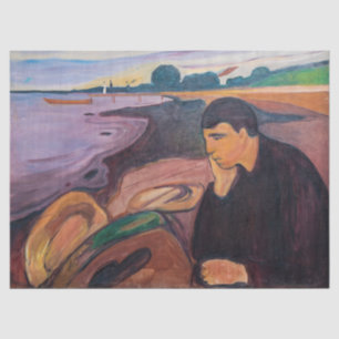 Edvard Munch - Melancholie 1894 Seidenpapier
