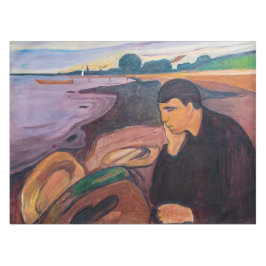 Edvard Munch - Melancholy 1894 Tischdecke