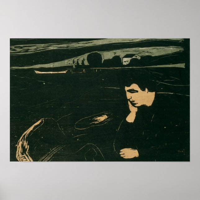 Edvard Munch - Melancholy III Poster (Vorne)