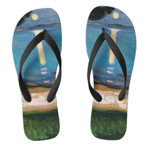 Edvard Munch - Mondlicht Flip Flops