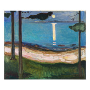 Edvard Munch - Mondlicht Fotodruck