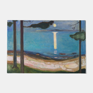 Edvard Munch - Mondlicht Fußmatte