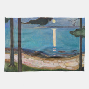 Edvard Munch - Mondlicht Geschirrtuch