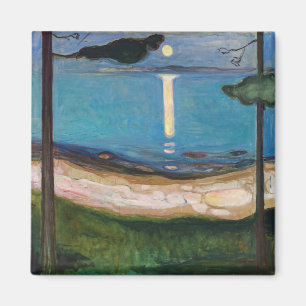 Edvard Munch - Mondlicht Magnet