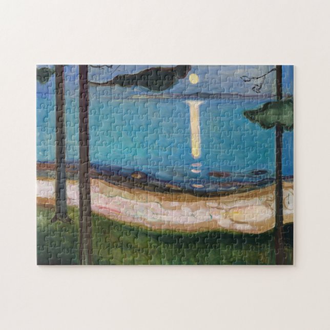 Edvard Munch - Mondlicht Puzzle (Horizontal)