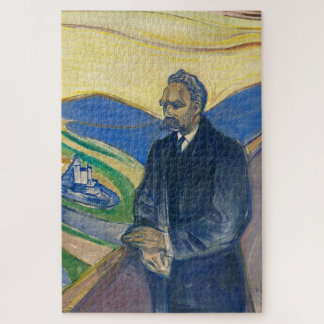 Edvard Munch - Porträt von Friedrich Nietzsche Puz Puzzle