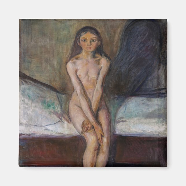 Edvard Munch - Pubertät Magnet (Vorne)