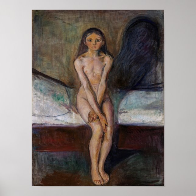 Edvard Munch - Pubertät Poster (Vorne)
