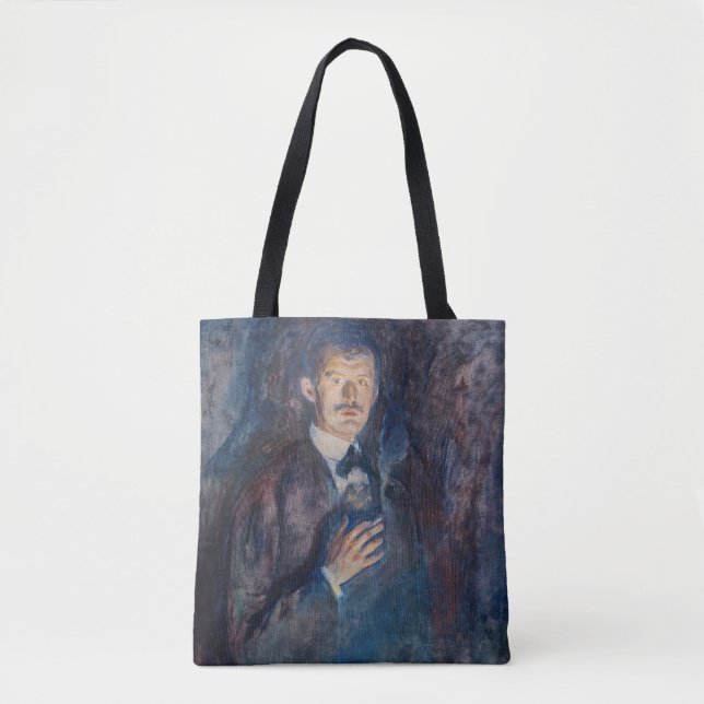 Edvard Munch - Selbstporträt mit Zigarette (Vorderseite)