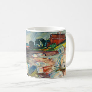 Edvard Munch - Shopping mit Red House Kaffeetasse