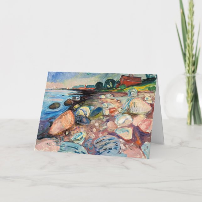 Edvard Munch - Shopping mit Red House Karte (Vorderseite)