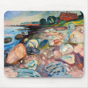 Edvard Munch - Shopping mit Red House Mousepad