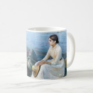 Edvard Munch - Sommernacht, Inger am Strand Kaffeetasse