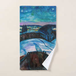 Edvard Munch - Starry Night 1922 Badhandtuch Set